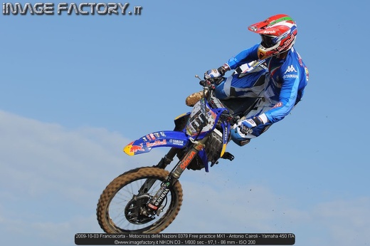 2009-10-03 Franciacorta - Motocross delle Nazioni 0379 Free practice MX1 - Antonio Cairoli - Yamaha 450 ITA